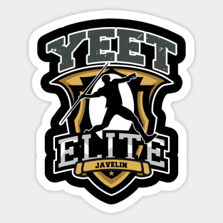 Yeet Elite Javelin Badge Track N Field Athlete Sticker